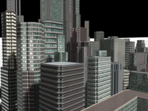 skyscraper cityscape2 3D Model