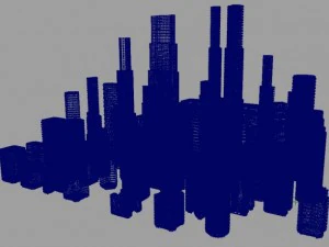 skyscraper cityscape2 3D Model