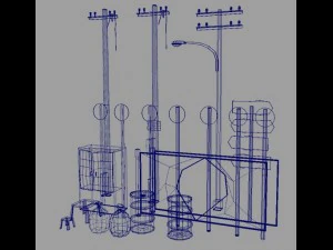 street elements 3D Model