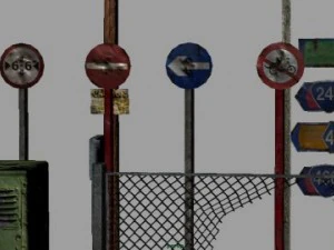 street elements 3D Model