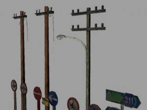 street elements 3D Model