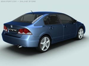honda civic 3D Model