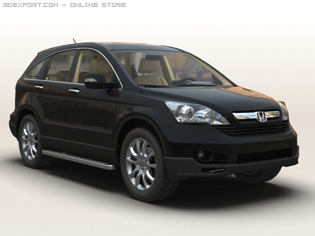 honda crv suv 3D Модель .c4d .max .obj .3ds .fbx .stl .blend 