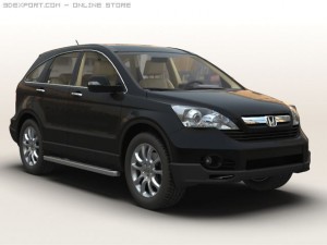 honda crv suv Modello 3D