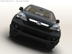 honda crv suv 3D Модель