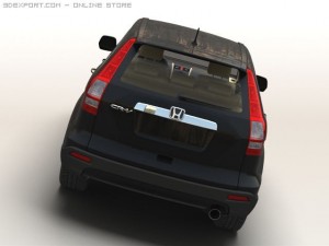 honda crv suv 3D Модель