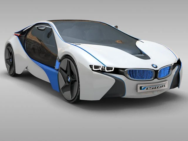 bmw vision efficient dynamics 3D Model .c4d .max .obj .3ds .fbx .stl .blend 