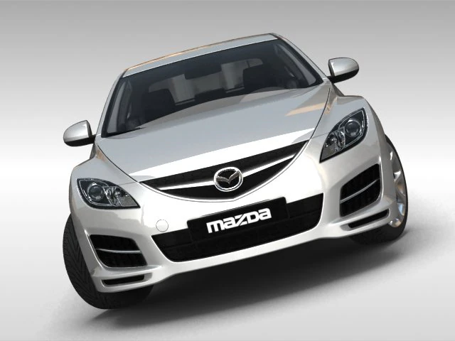 mazda 6 3D Model .c4d .max .obj .3ds .fbx .stl .blend 