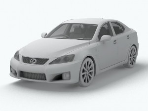 lexus is 3Dモデル