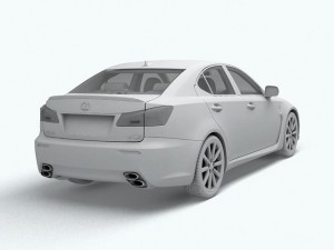 lexus is 3Dモデル