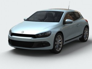 volkswagen scirocco Modello 3D