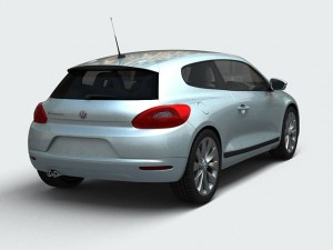 volkswagen scirocco 3D Model