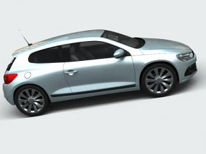 volkswagen scirocco 3D Model
