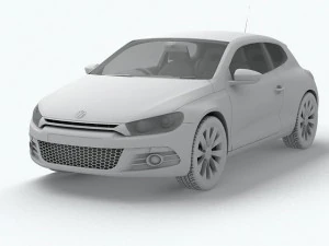 volkswagen scirocco 3D Model