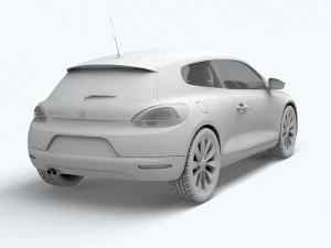volkswagen scirocco 3D Model