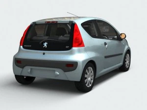 peugeot 107 3D Model
