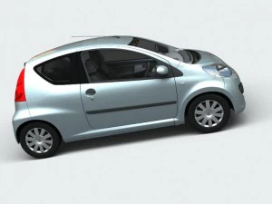 peugeot 107 3D Model