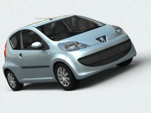 peugeot 107 3D Model