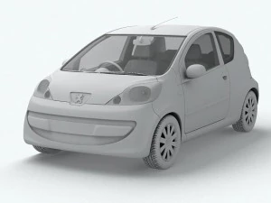 peugeot 107 3D Model