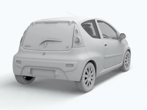 peugeot 107 3D Model