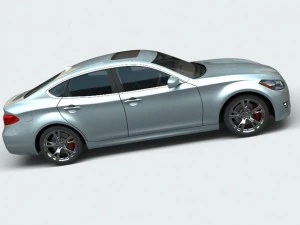 infiniti m56 3D Model