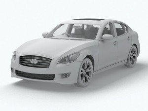 infiniti m56 3D 모델