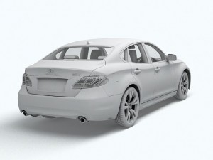 infiniti m56 3D 모델
