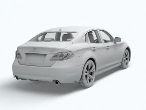 infiniti m56 3D Model
