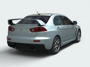 mitsubishi lancer evoluzione x Modello 3D