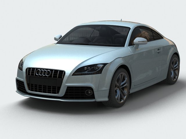 audi tt 3D Модель .c4d .max .obj .3ds .fbx .stl .blend 