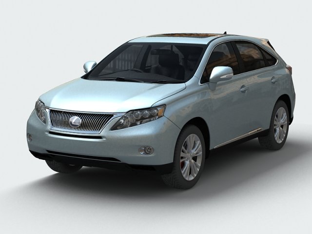 lexus rx 450 h Model 3D .c4d .max .obj .3ds .fbx .stl .blend 