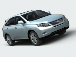 lexus rx 450 h Model 3D
