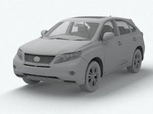 lexus rx 450 h Model 3D