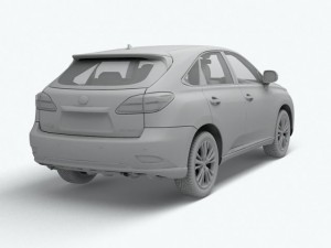 lexus rx 450 h Model 3D