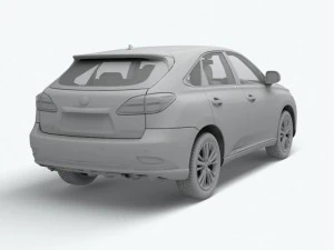lexus rx 450 h 3D Model