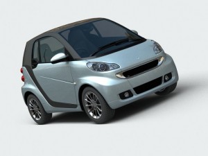 smart car Modelo 3D