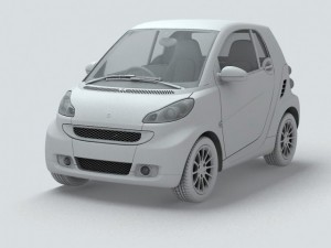 smart car Modelo 3D