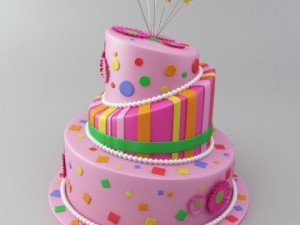 birthday cake Modelo 3D