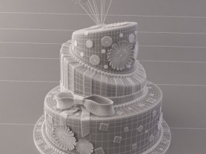birthday cake Modelo 3D