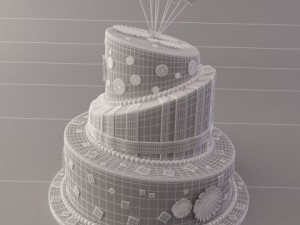 birthday cake Modelo 3D