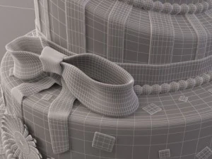 tort urodzinowy Model 3D