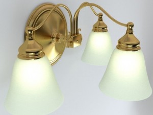 wall light fixture Model 3D