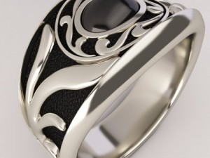gothic ring 3D-Modell
