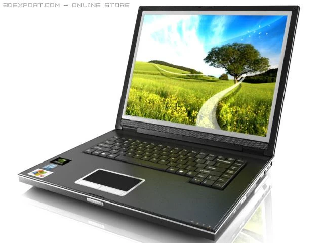 laptop 3D Model .c4d .max .obj .3ds .fbx .stl .blend 
