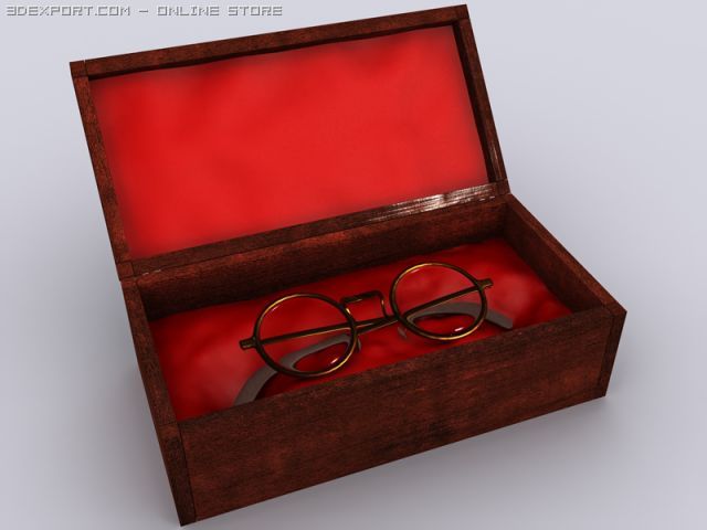 old glasses 3D 模型 .c4d .max .obj .3ds .fbx .stl .blend