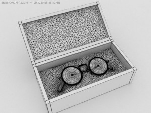 old glasses 3D 模型