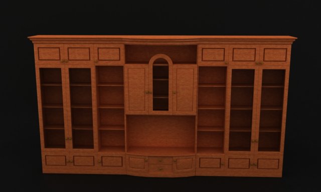 cabinet Modelo 3D .c4d .max .obj .3ds .fbx .stl .blend 