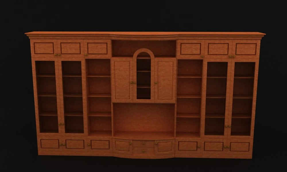 cabinet 3D Model .c4d .max .obj .3ds .fbx .stl .blend 