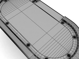 ポーカーテーブル 3Dモデル