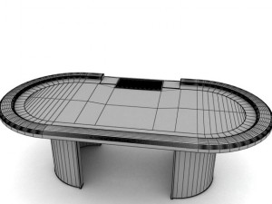 poker table 3D Model